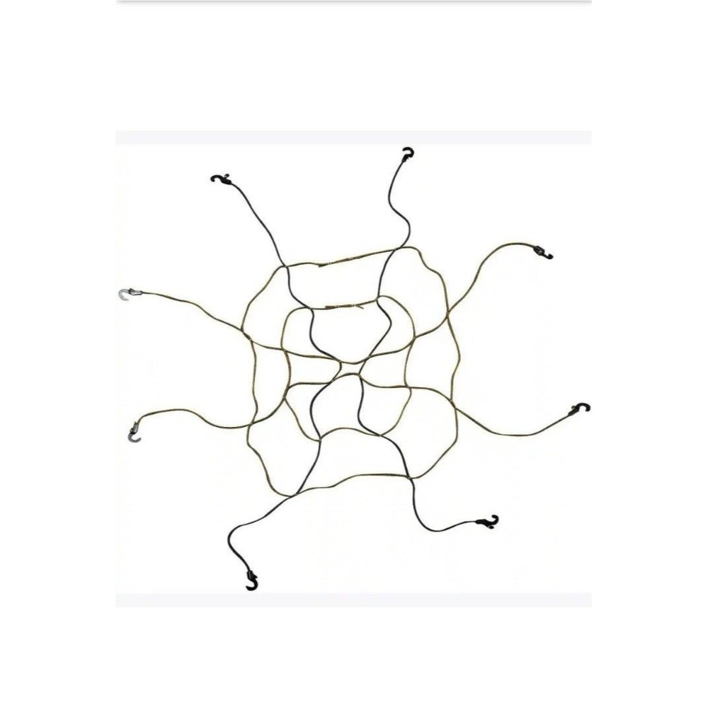 HUSKY Cargo Net Adjustable hooks - Black & Yellow